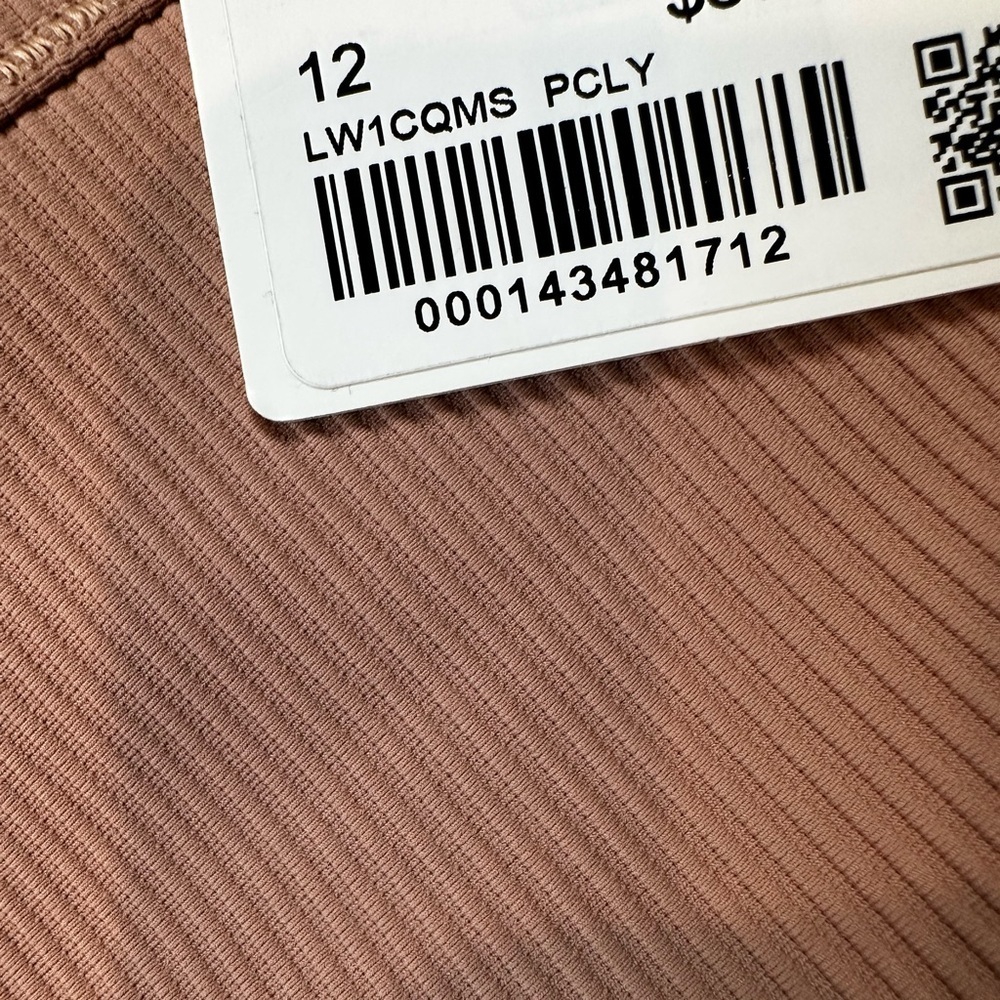 Lululemon Ribbed Tank cropped nude dusty pink - Picture 4 of 6